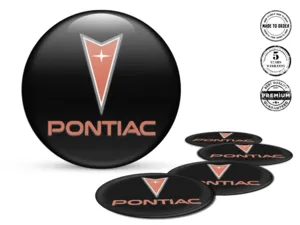 Pontiac Ruota Badges Stile Adesivi Epossidici Top